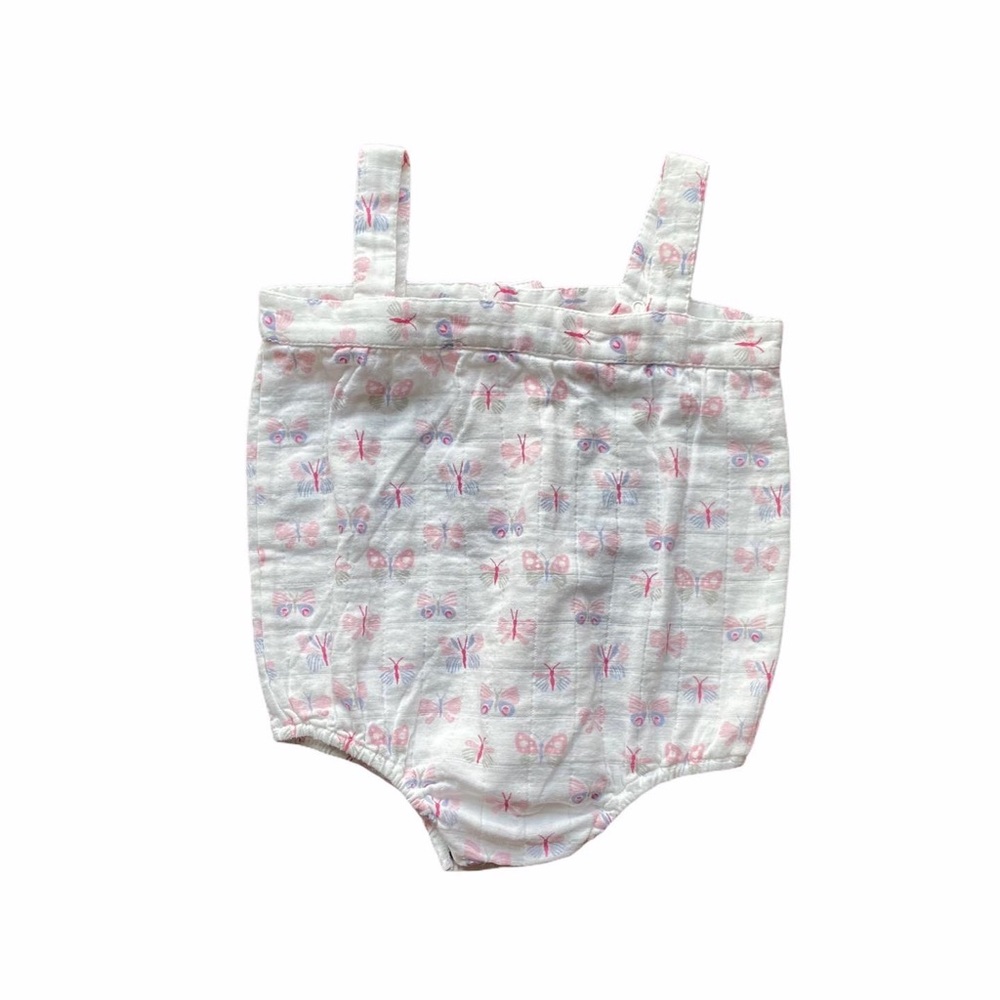 aden + anais muslin romper 0-3 months NWT